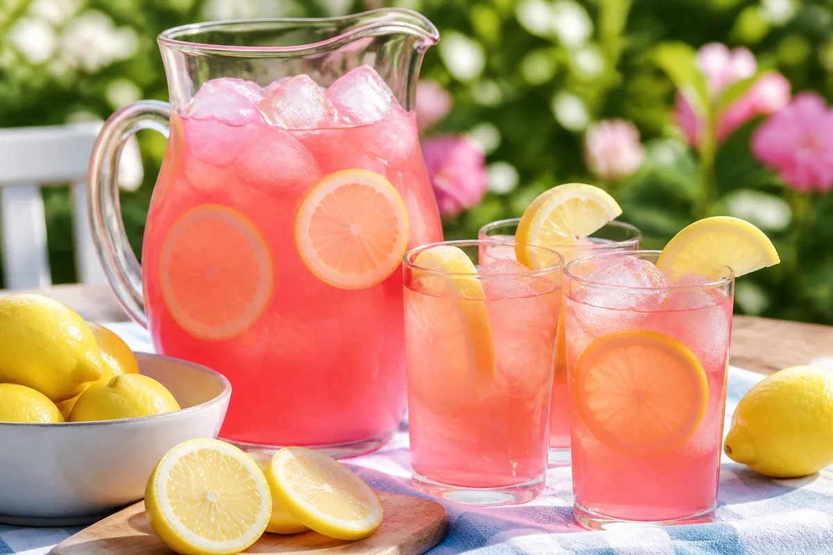 Pink Lemonade prepared dish