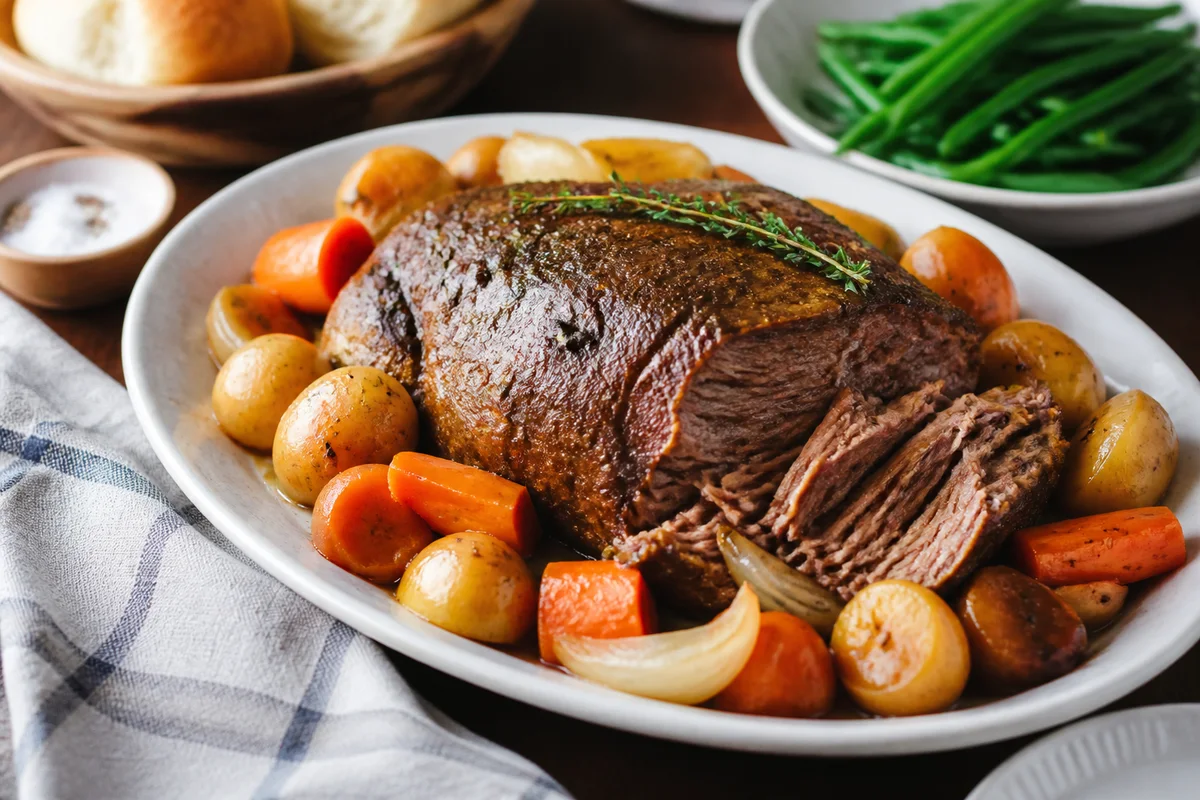 Pot Roast Beef prepared dish