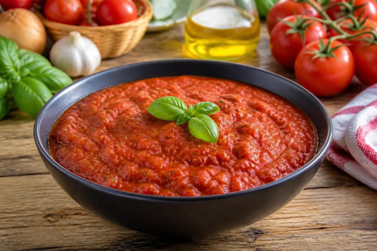Red Sauce prepared dish