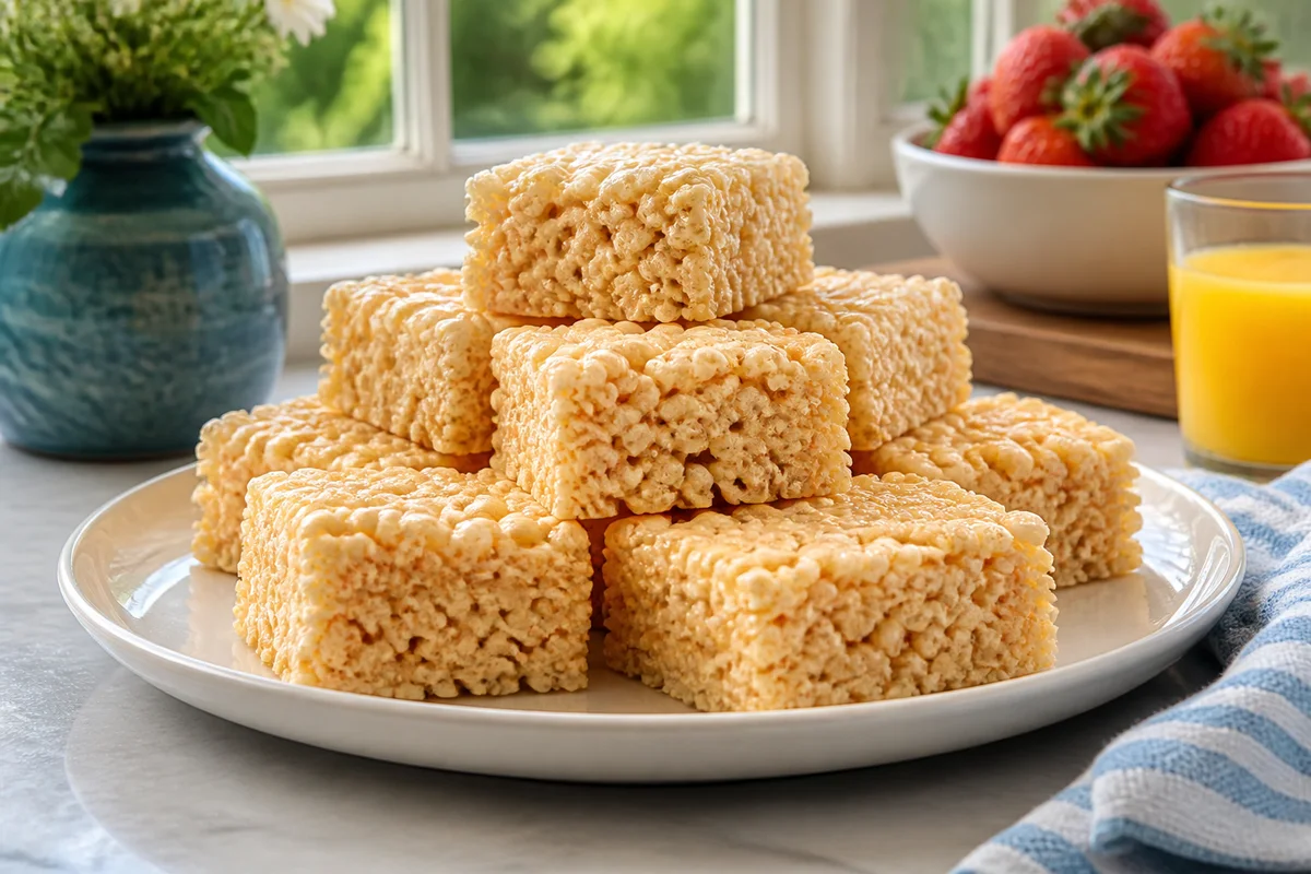 Rice Crispy Bars prepared dish