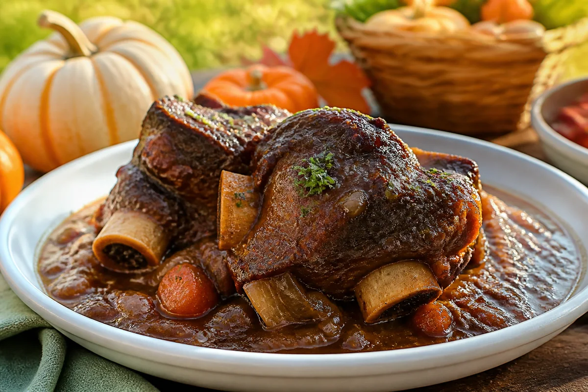 Saucy Short Ribs prepared dish