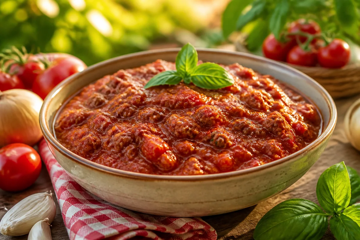 Spag Sauce prepared dish