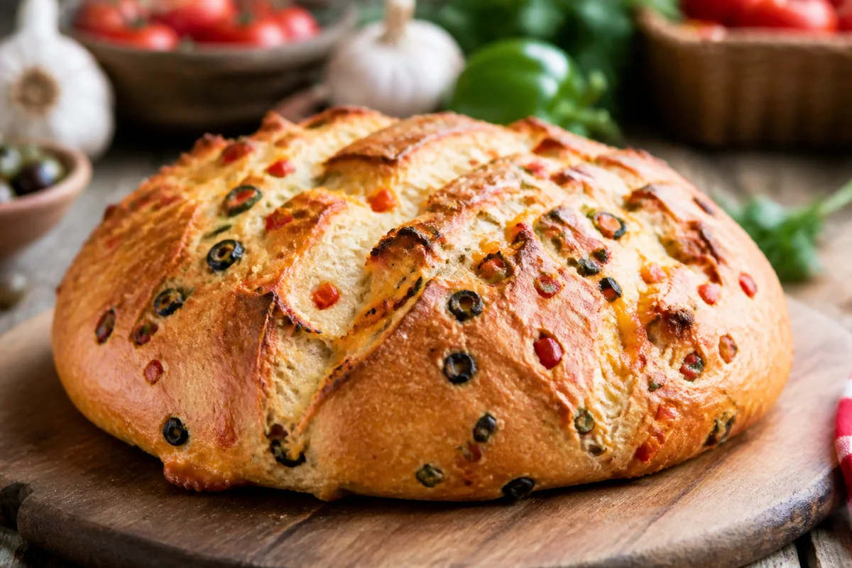 Surprise Bread prepared dish