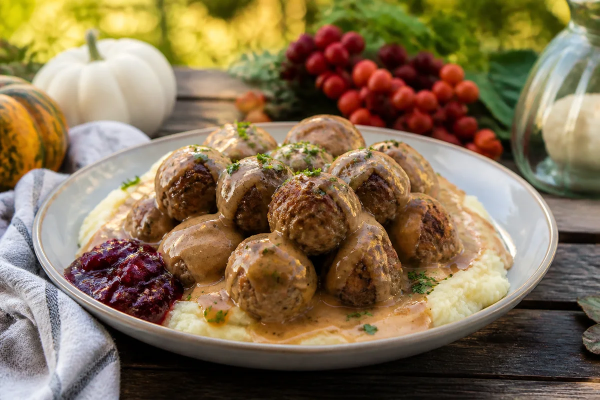 Swedish Meatballs prepared dish