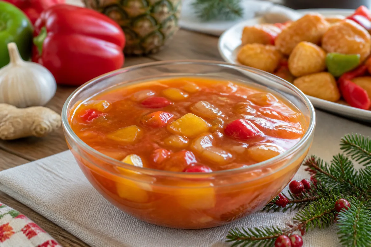 Sweet & Sour Sauce prepared dish